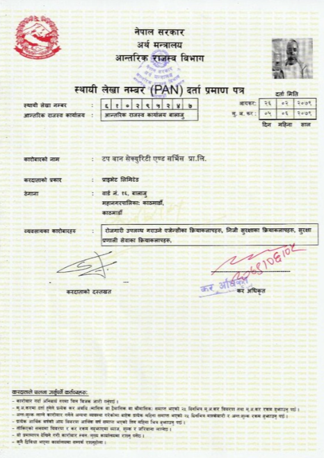 certificates